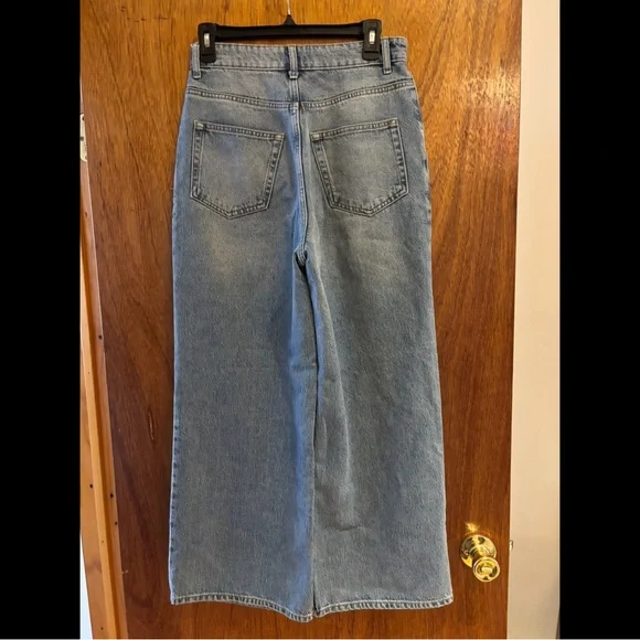 NWOT REFORMATION JACKIE ULTRA HIGH WAIST WIDE LEG JEANS SIZE 27 - Picture 3 of 5